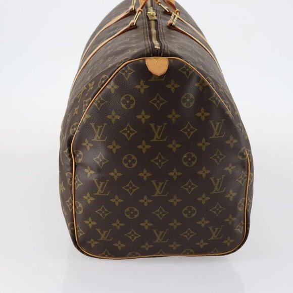 LOUIS VUITTON Monogram Keepall 55 Boston Bag M41424 LV Auth 143130V - Picture 7 of 16